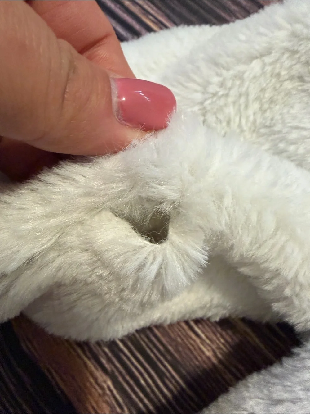 4T Girls White Faux Fur Bolero Jacket